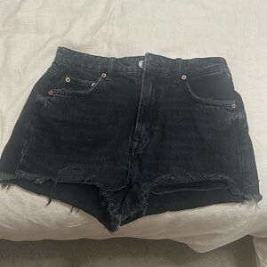 Zara high waited denim shorts